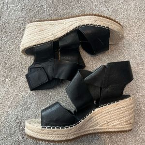 eileen fisher willow wedge black 6.5